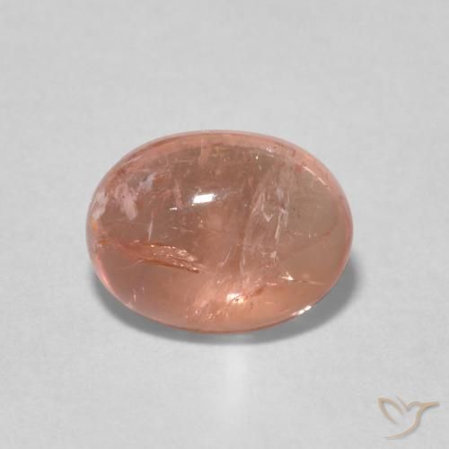 1.59ct Натуральный Грейпфрут розовый Турмалин, Овал, Прозрачный
