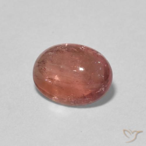 1.28 карата, натуральный Medium Dark-Pink Турмалин, Овал, Прозрачный