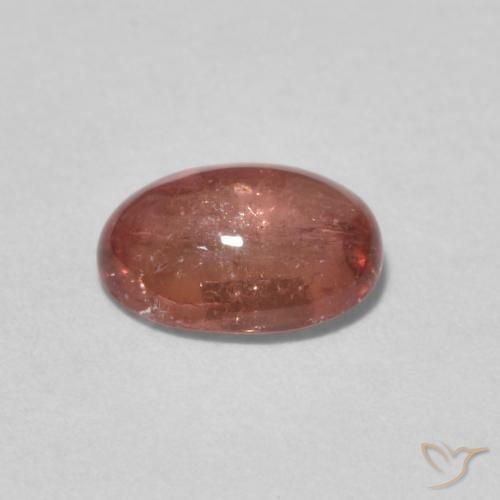 1.28 карата, натуральный Medium Dark-Pink Турмалин, Овал, Прозрачный