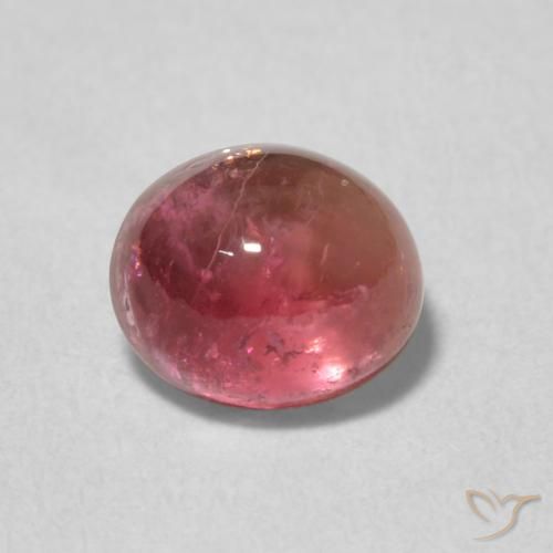 1.24ct Натуральный Палисандр розовый Турмалин, Овал, Прозрачный