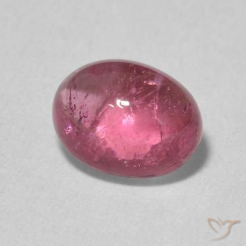 1.39 карата, натуральный Light Merlot Red Турмалин, Овал, Прозрачный