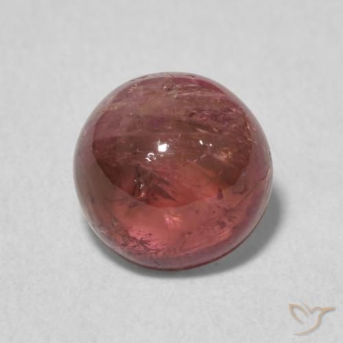 1.41ct Натуральный Средний розовый Турмалин, Круглый, Прозрачный