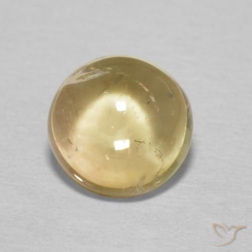 1.39ct Натуральный Золотой Турмалин, Круглый, Прозрачный