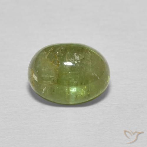 1.24ct Натуральный Земля зеленый Турмалин, Овал, Прозрачный
