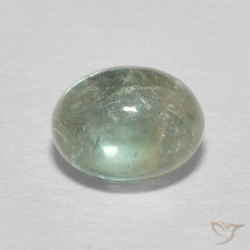 1.96ct Натуральный Очень светло-зеленый Турмалин, Овал, Прозрачный