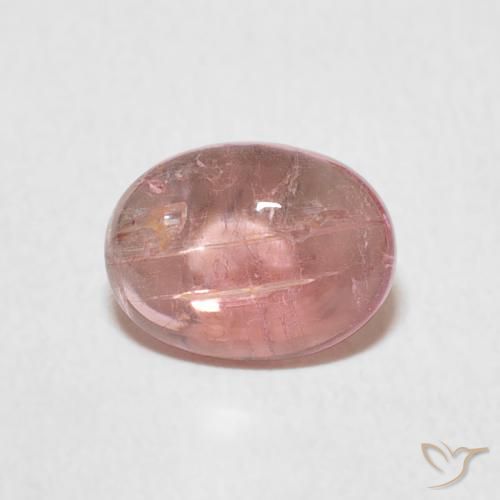 1.28ct Натуральный Средний розовый Турмалин, Овал, Прозрачный