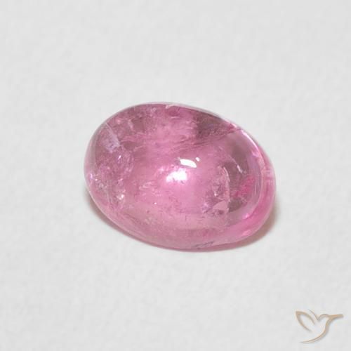 1.14ct Натуральный Жевательная резинка розовый Турмалин, Овал, Прозрачный