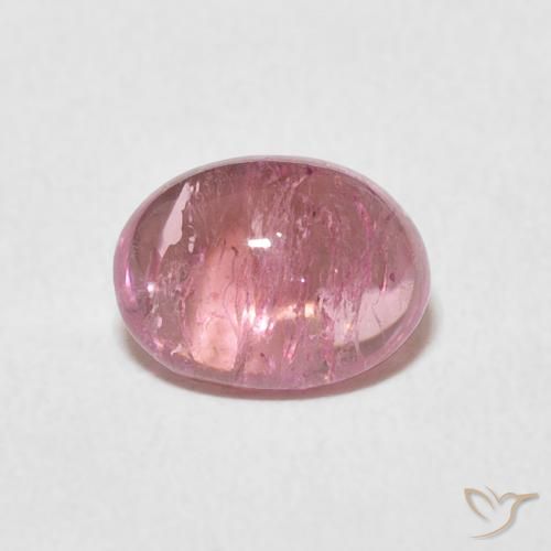 1.55ct Натуральный Насыщенный розовый Турмалин, Овал, Прозрачный