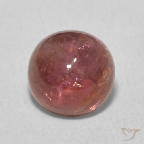 1.63ct Натуральный Medium Dark-Pink Турмалин, Круглый, Прозрачный