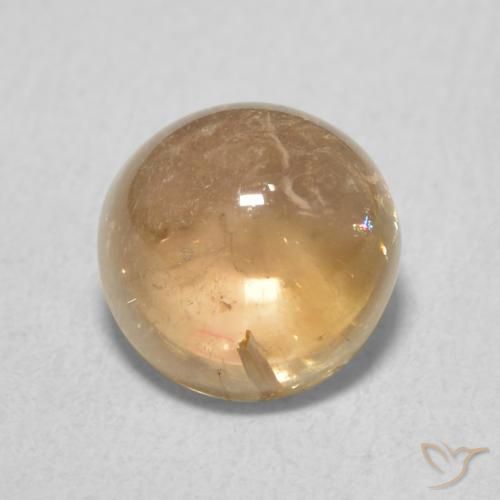 2.03ct Натуральный Золотой Турмалин, Круглый, Прозрачный