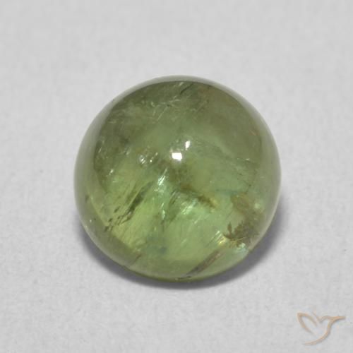 1.72ct Натуральный Темно-зеленый Турмалин, Круглый, Прозрачный