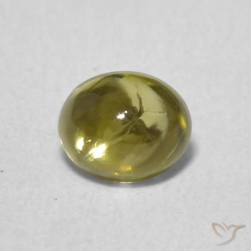 0.75ct Натуральный Теплый землисто-зеленый Турмалин, Овал, Прозрачный