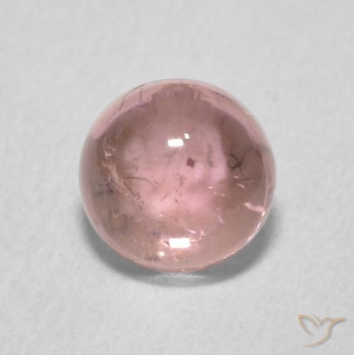 1.03ct Натуральный Жевательная резинка розовый Турмалин, Круглый, Прозрачный