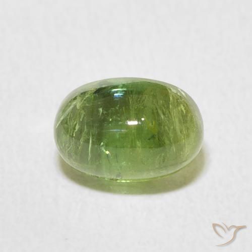 1.81ct Натуральный Ярко-зеленый Турмалин, Овал, Прозрачный
