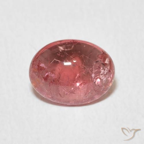 1.26ct Натуральный Темно-розовый Турмалин, Овал, Прозрачный