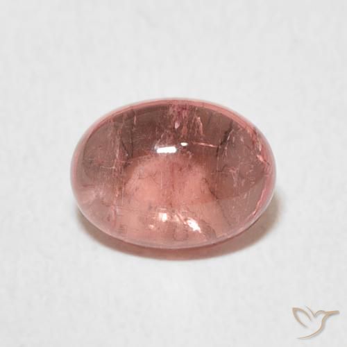 1.48ct Натуральный Оттенки розового Турмалин, Овал, Прозрачный