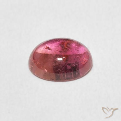 1.13 карата, натуральный Light Merlot Red Турмалин, Овал, Прозрачный