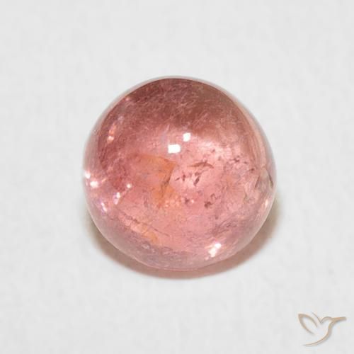 1.29ct Натуральный Средний розовый Турмалин, Круглый, Прозрачный