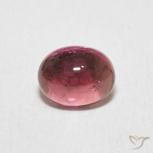 0.85ct Натуральный Фруктовый пунш красный Турмалин, Овал, Прозрачный