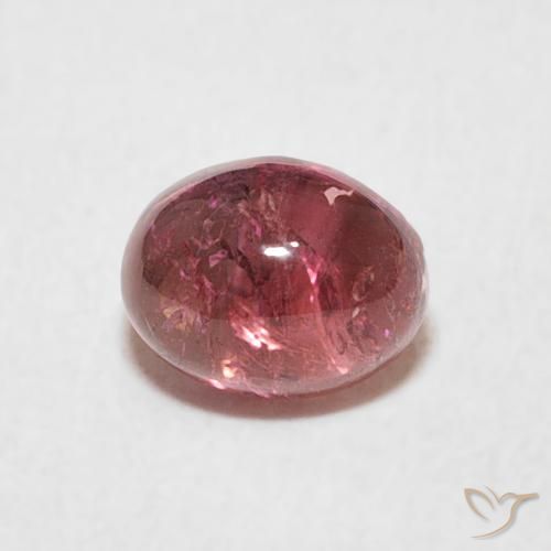 0.80ct Натуральный Пурпурно-вишнево-красный Турмалин, Овал, Прозрачный