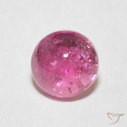 1.45ct Натуральный Средний фиолетовый Турмалин, Круглый, Прозрачный