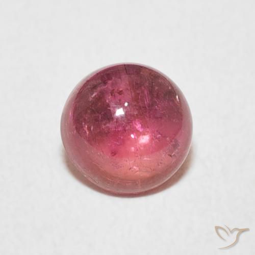 1.18ct Натуральный Глубокий малиновый Турмалин, Круглый, Прозрачный