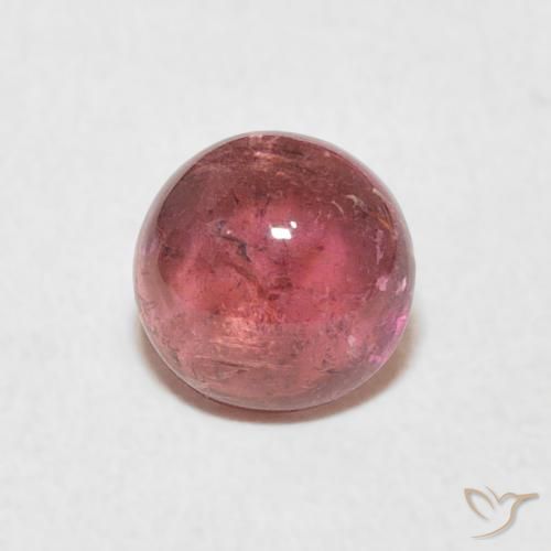 1.13ct Натуральный Фруктовый пунш красный Турмалин, Круглый, Прозрачный