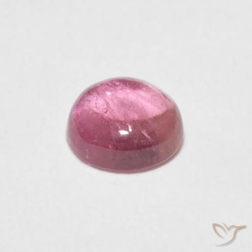 0.73 карата, натуральный Medium Light-Pink Турмалин, Круглый, Прозрачный