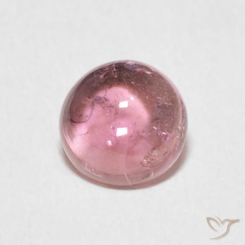 1.03ct Натуральный Светло-розовый Турмалин, Круглый, Прозрачный