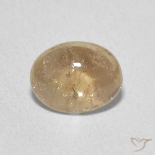 1.96ct Натуральный Золотой Турмалин, Овал, Прозрачный