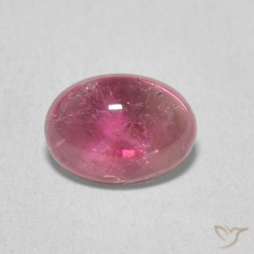 1.30ct Натуральный Средний фиолетовый Турмалин, Овал, Прозрачный