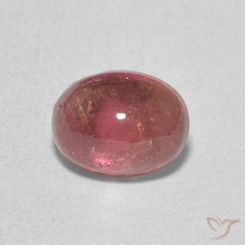 1.37ct Натуральный Глубокий ярко-розовый Турмалин, Овал, Прозрачный