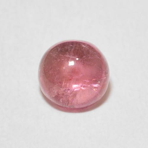 0.91ct Натуральный Светло-розовый Турмалин, Круглый, Прозрачный