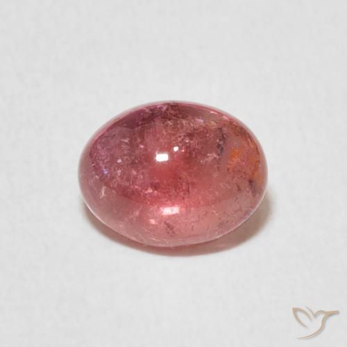 1.10ct Натуральный Малиново-розовый Турмалин, Овал, Прозрачный