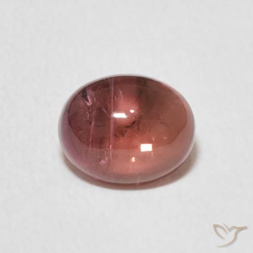 1.38ct Натуральный Средний розовый Турмалин, Овал, Прозрачный