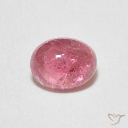 0.86ct Натуральный Жевательная резинка розовый Турмалин, Овал, Прозрачный