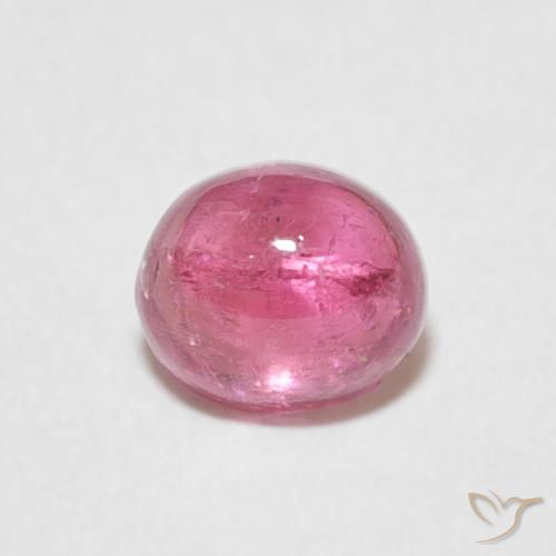0.93ct Натуральный Жевательная резинка розовый Турмалин, Овал, Прозрачный