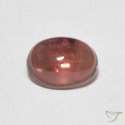 1.12ct Натуральный Темно-розовый Турмалин, Овал, Прозрачный