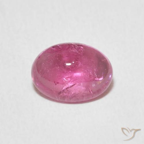 1.17ct Натуральный Средний фиолетовый Турмалин, Овал, Прозрачный