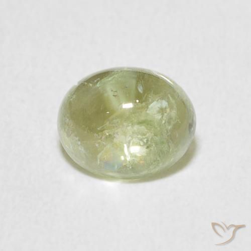 1.23ct Натуральный Светло-зеленый Турмалин, Овал, Прозрачный