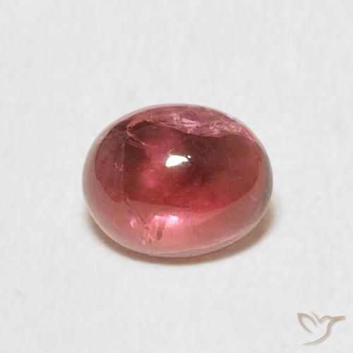 0.92ct Натуральный Средний розовый Турмалин, Овал, Прозрачный