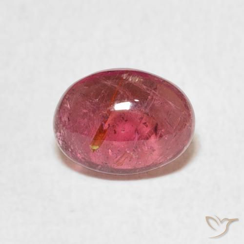 1.35ct Натуральный Оранжево-розовый Турмалин, Овал, Прозрачный