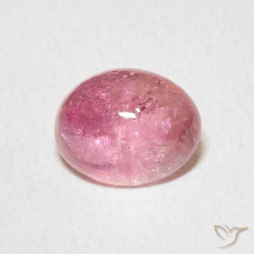 2.08ct Натуральный Светло-розовый Турмалин, Овал, Прозрачный