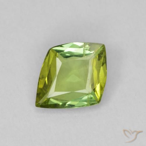 1.11ct Натуральный Ярко-зеленый Турмалин, причудливая, VVS-VS