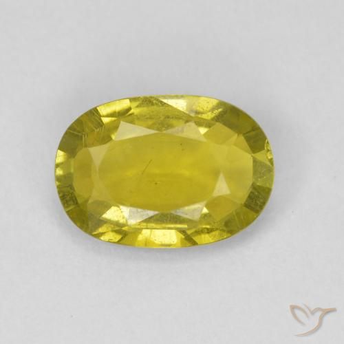2.06ct Натуральный Средний желтый Турмалин, Подушка, Чистота VS