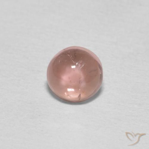 0.47ct Натуральный Средний розовый Турмалин, Круглый, Прозрачный