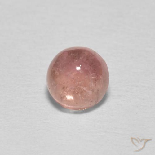 0.64ct Натуральный Средний розовый Турмалин, Круглый, Прозрачный