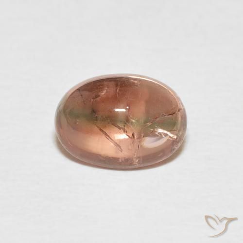 1.41ct Натуральный Средний розовый Турмалин, Овал, Прозрачный