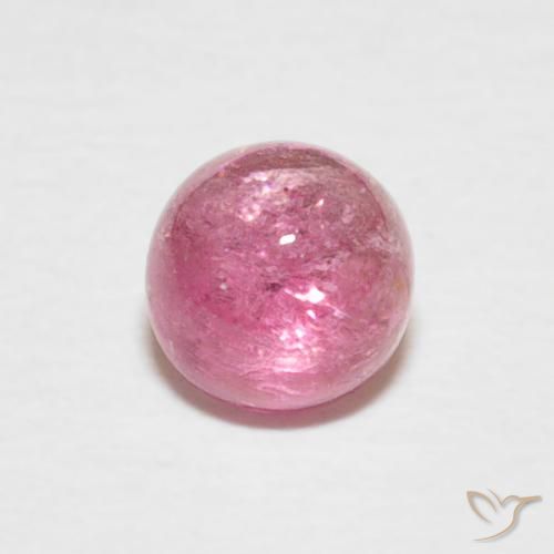0.72ct Натуральный Средний розовый Турмалин, Круглый, Прозрачный