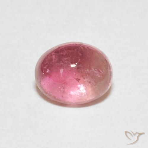 0.70ct Натуральный Ярко-розовый Турмалин, Овал, Прозрачный